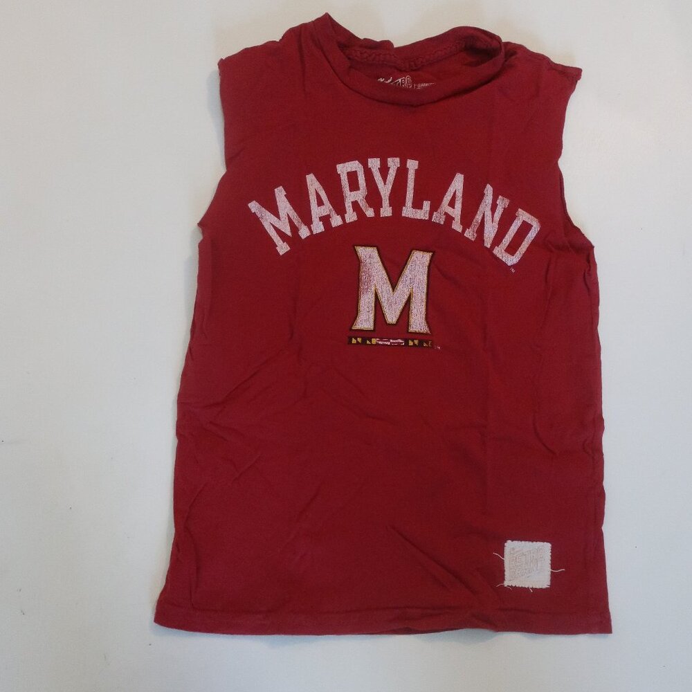 Boys The Original Retro Brand Maryland Terrapins (Item-429) Graphic Tank Youth M